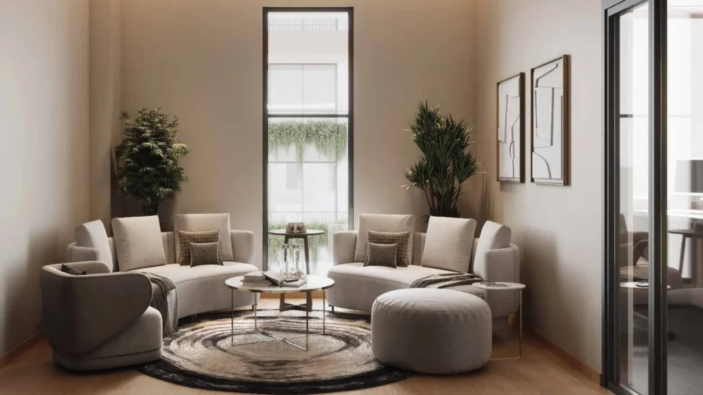 Primarc Aahana premium lounge area