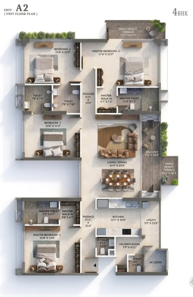 Primarc Aahana floor Plan